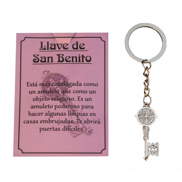 LLAVERO LLAVE DE San Benito. Key of Saint Benedict Keychain EUR 3,29